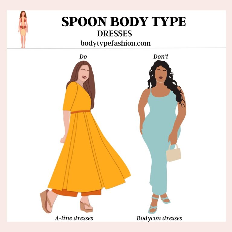 What not to wear if you have a spoon body shape Fashion for Your Body