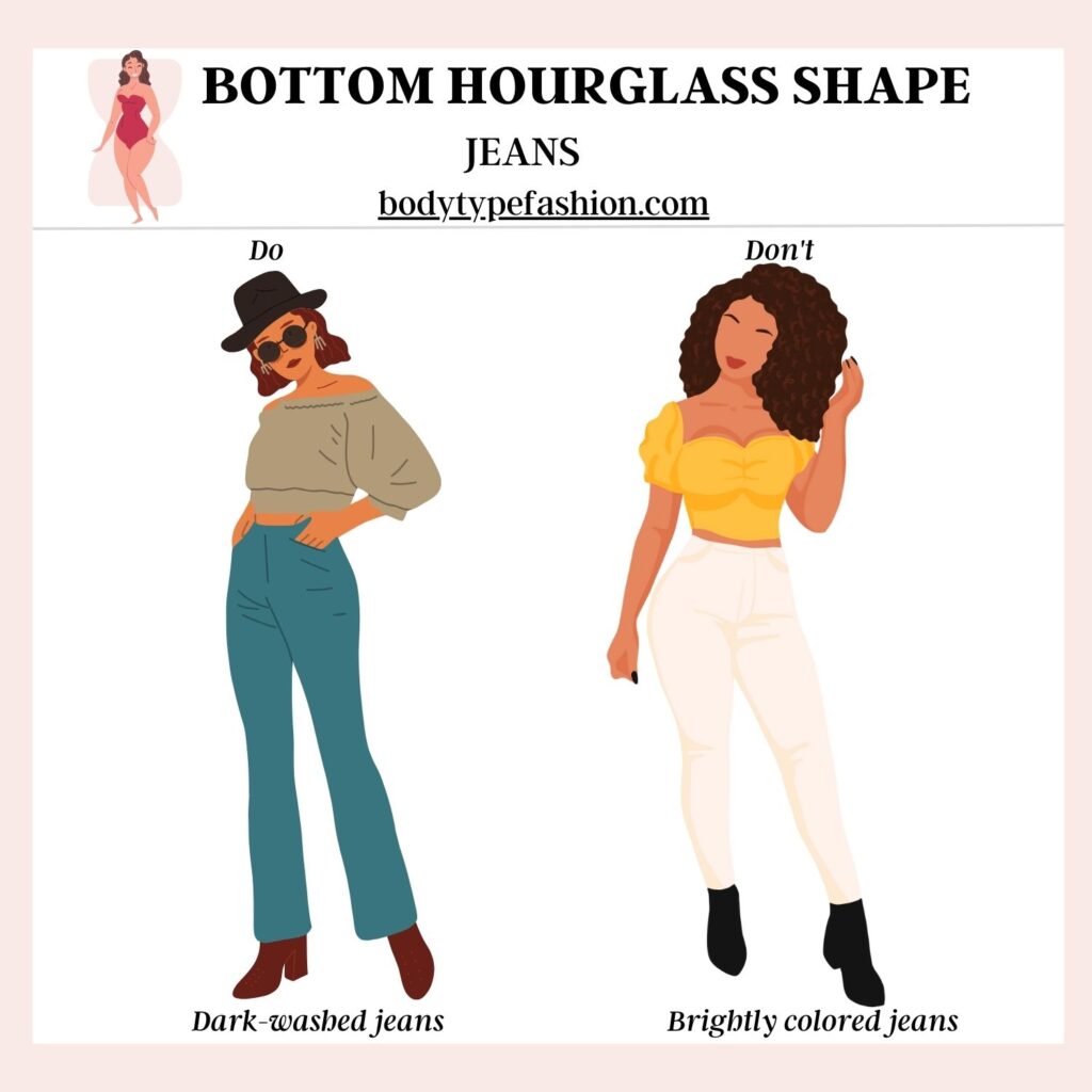 What not to wear if you have a bottom hourglass body shape