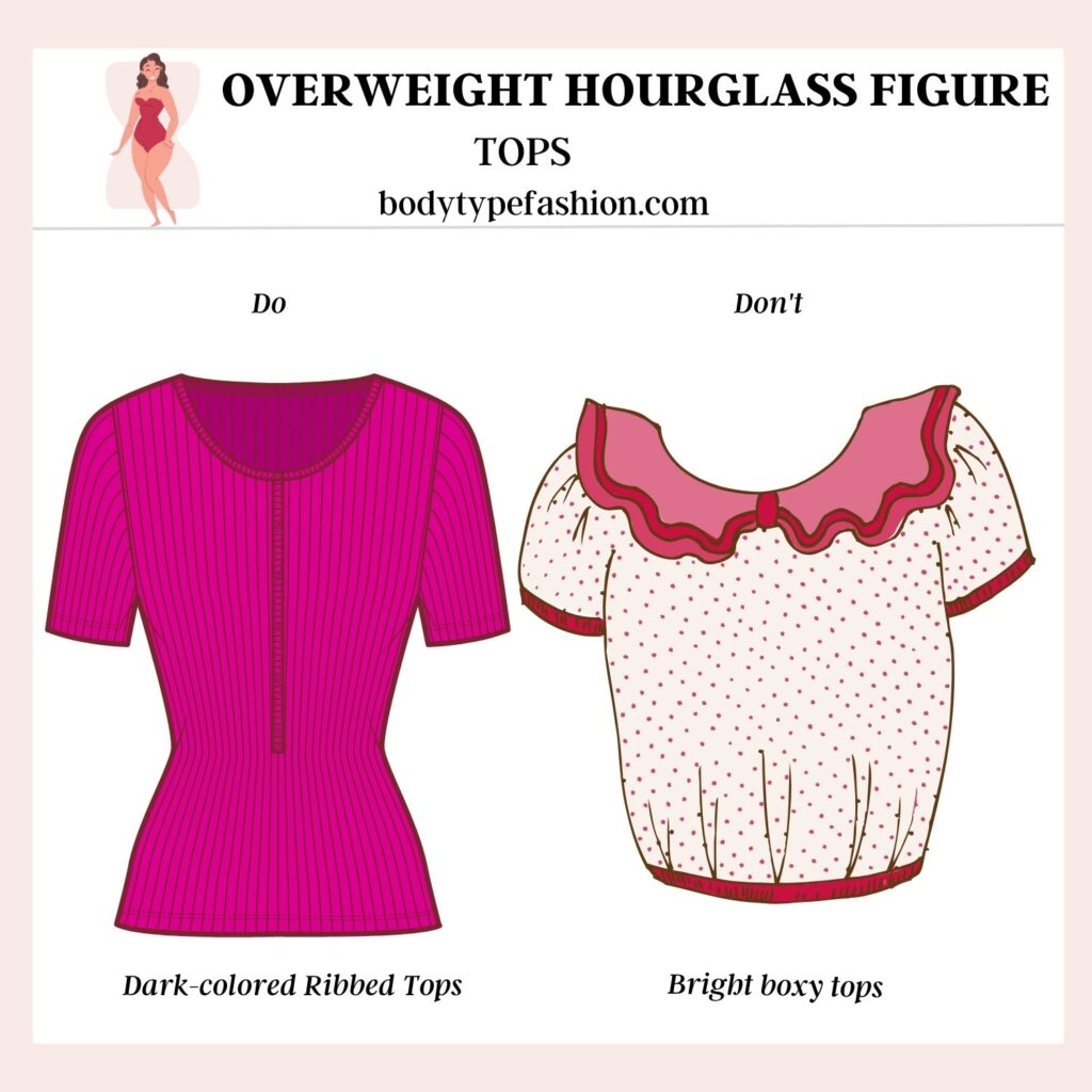 How to dress an overweight hourglass figure