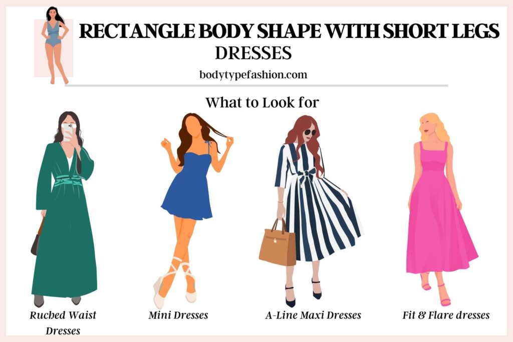 How to Dress a Rectangle Body Shape with Short Legs