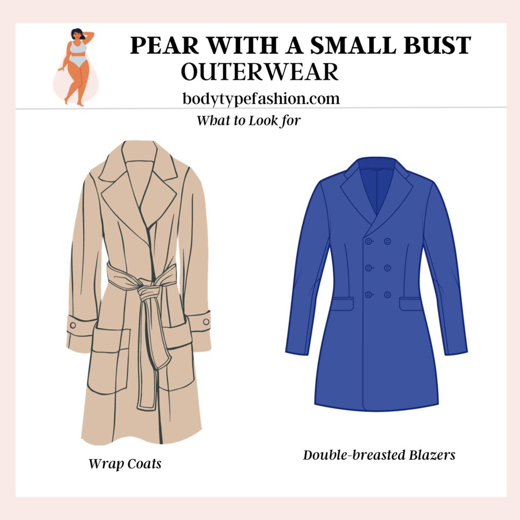 How to Dress Pear with a small bust