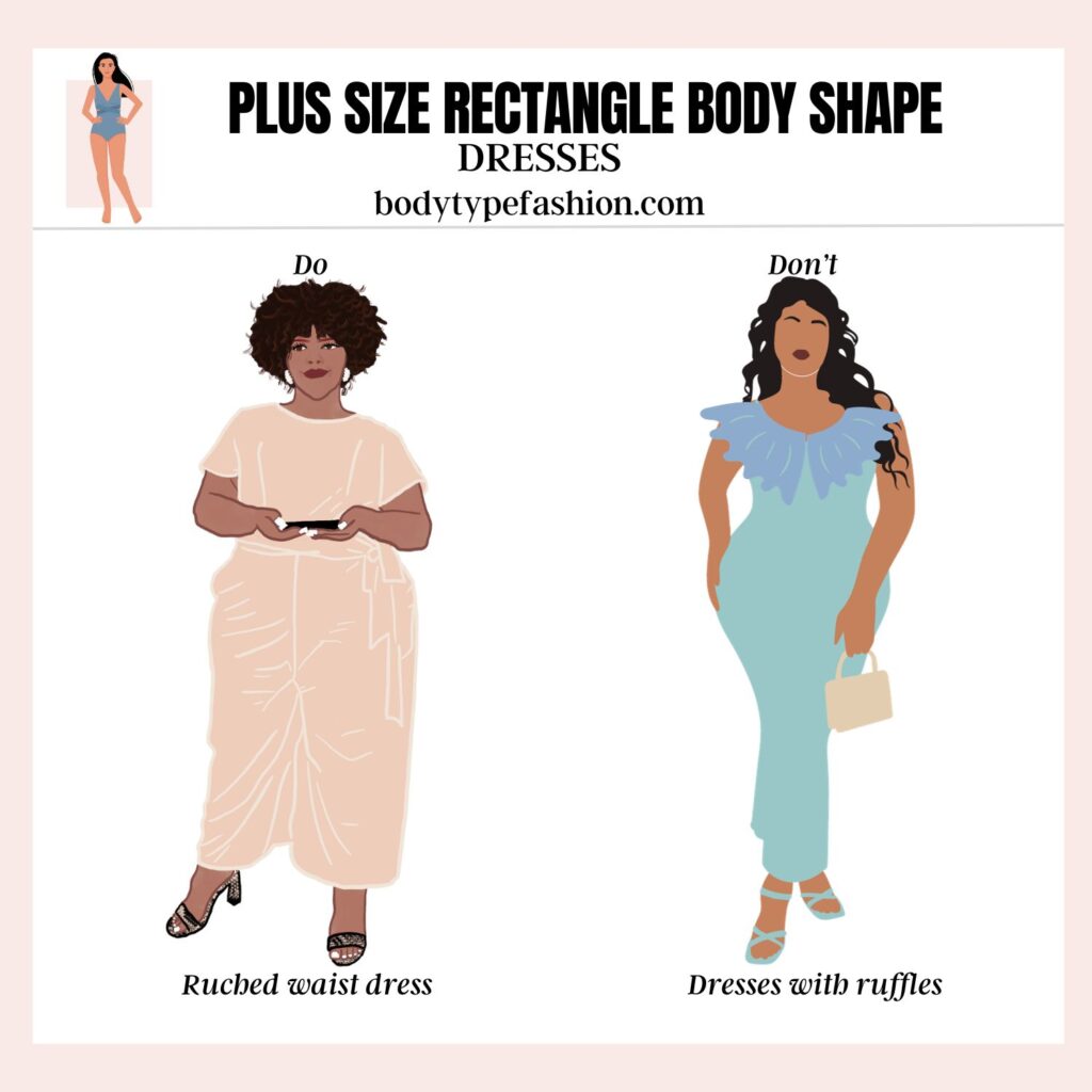 What not to wear for plus size rectangle body shape