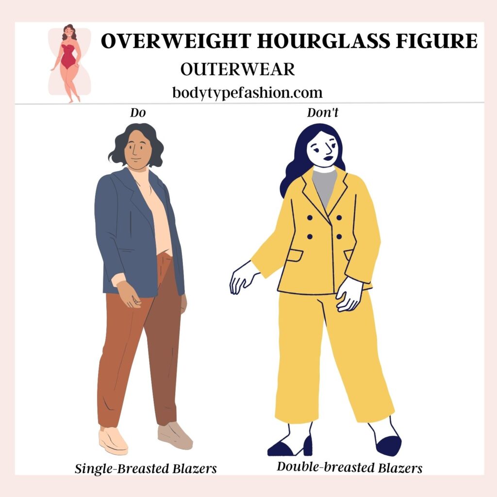 How to dress an overweight hourglass figure
