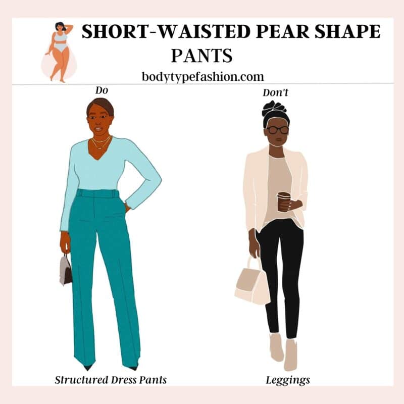 How to dress a short-waisted pear shape - Fashion for Your Body Type