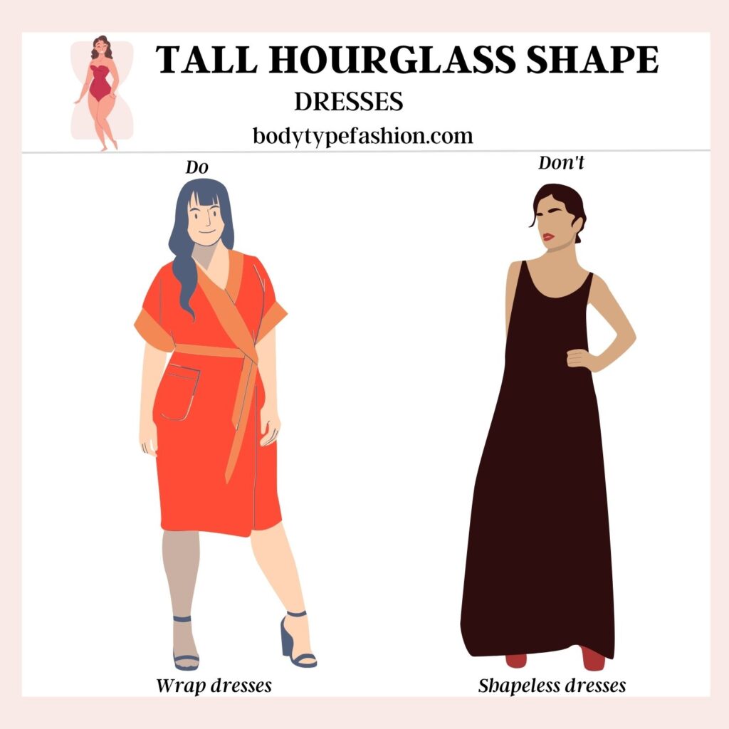 How to dress a tall hourglass shape