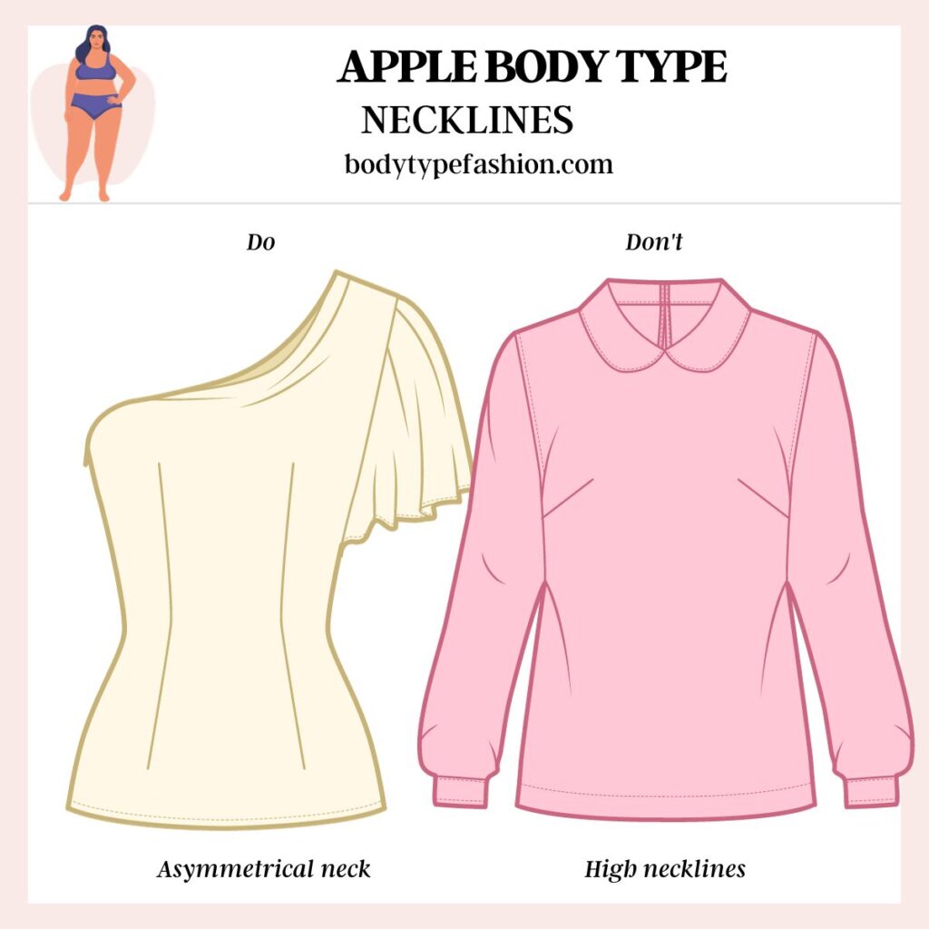 Necklines for apple body type