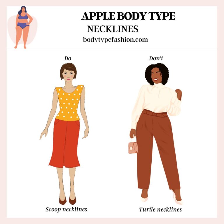 Necklines for Apple Body Type - Fashion for Your Body Type