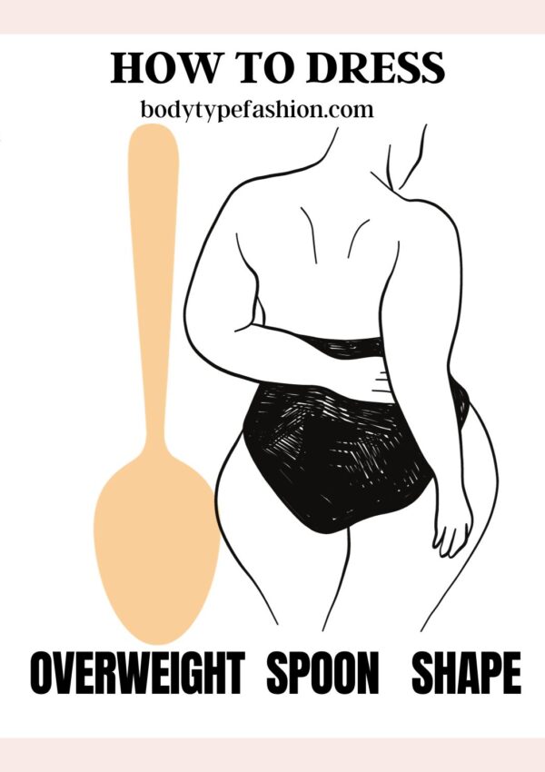 How to Dress Overweight Spoon Shape
