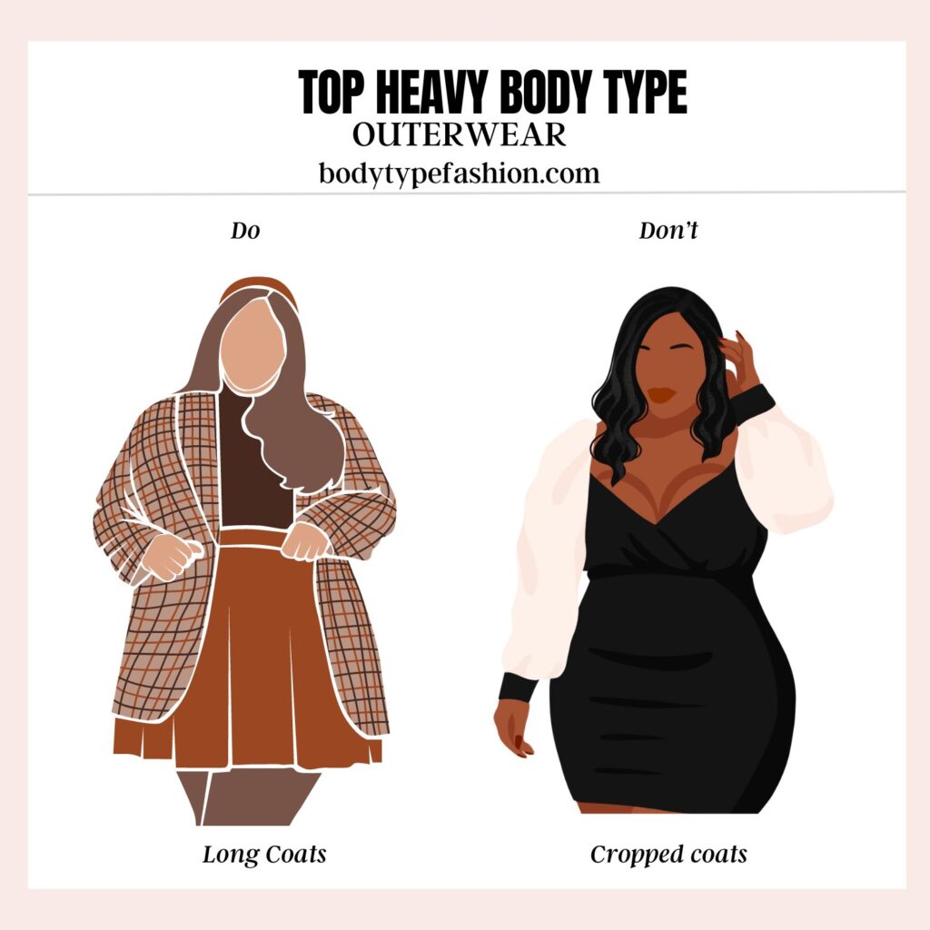 How to Dress Top heavy body type
