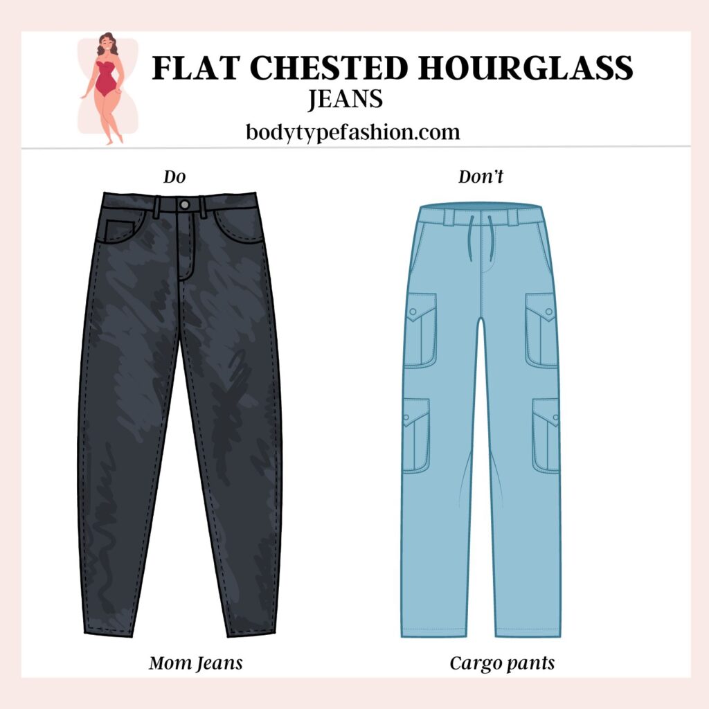 How to Dress Flat Chested Hourglass