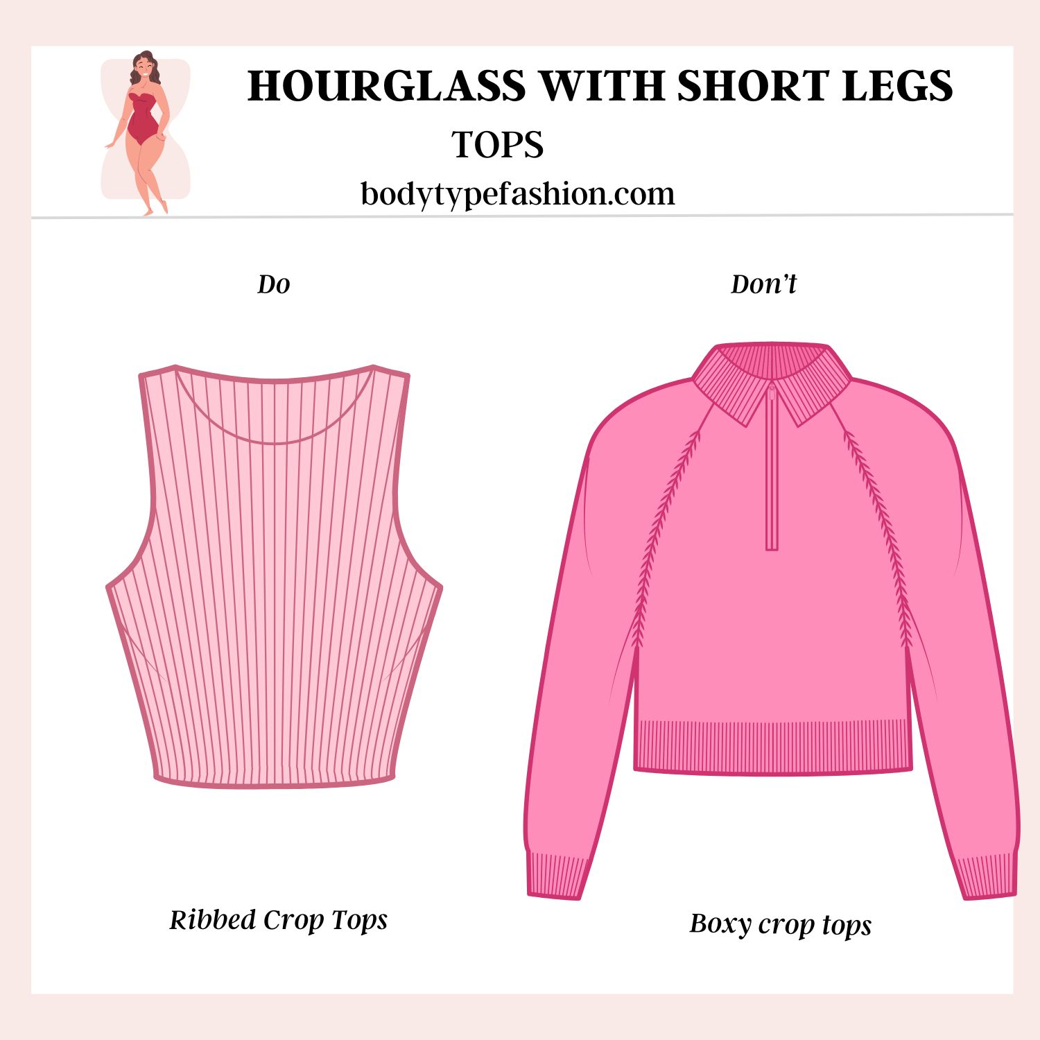 How to Dress Hourglass with Short Legs - Fashion for Your Body Type