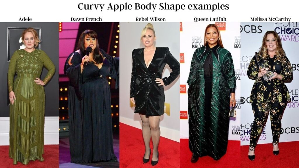How to dress curvy apple shape