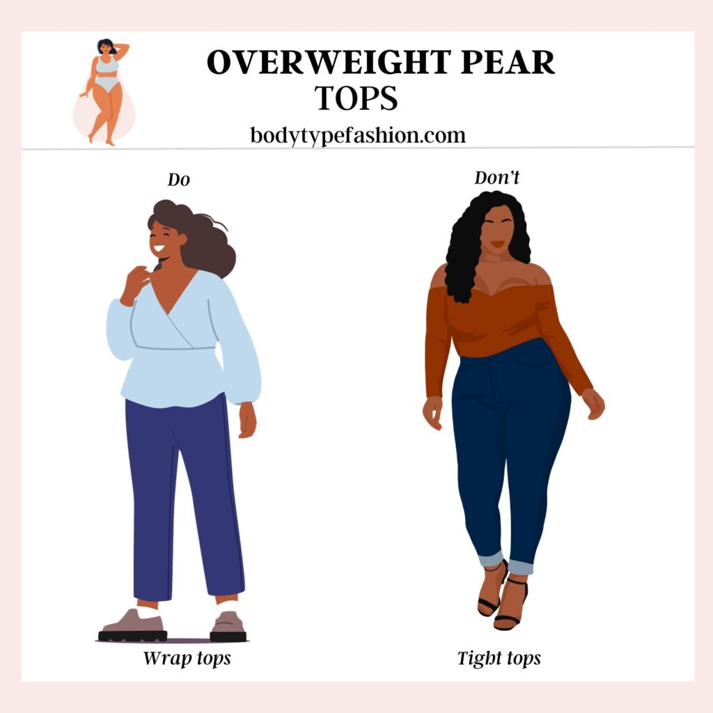 What not to wear for overweight pear