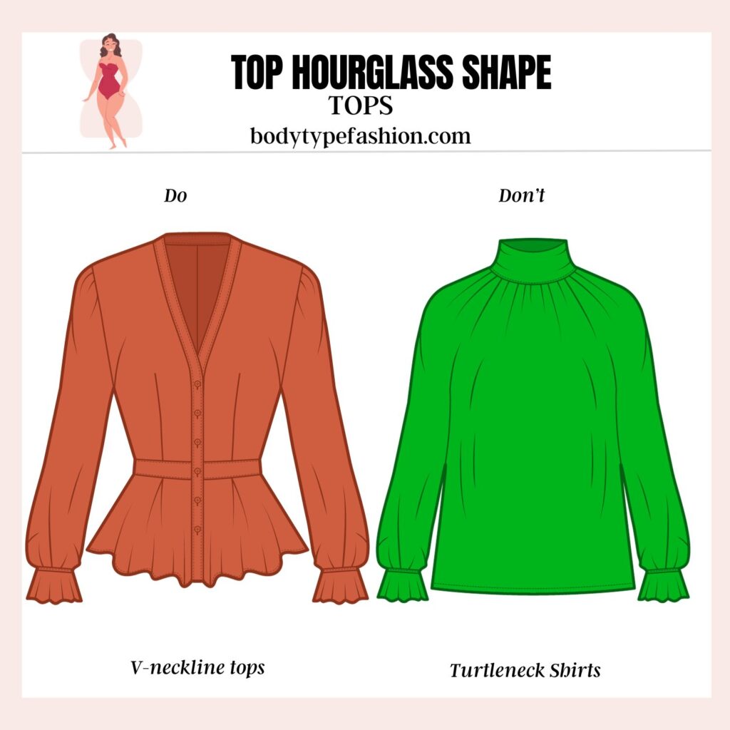 What not to wear for the top hourglass shape