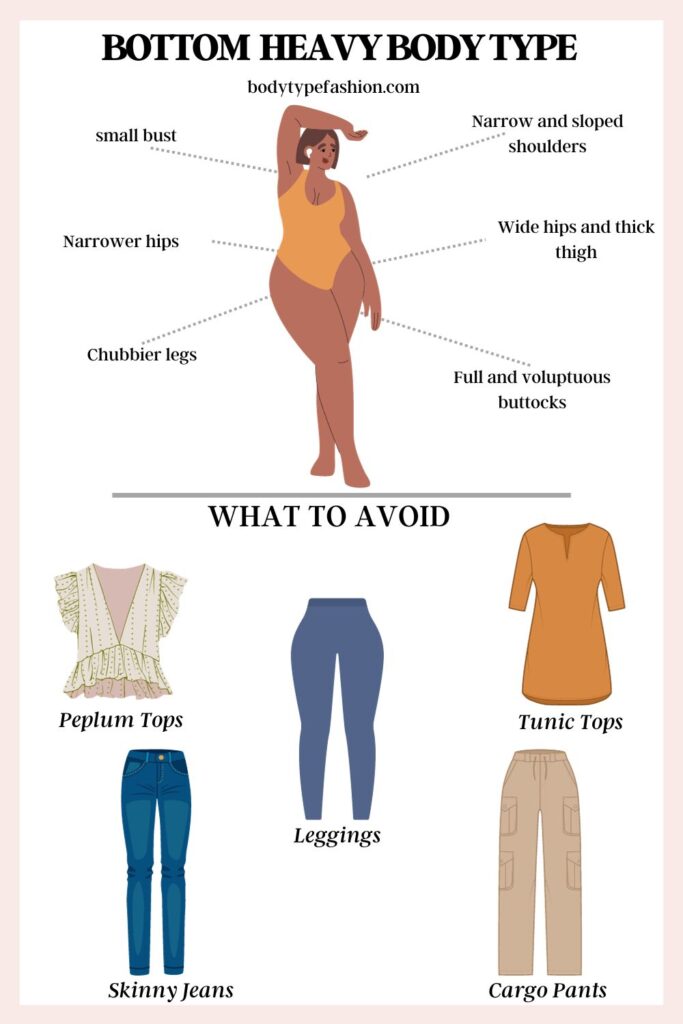 What not to wear for bottom-heavy body type