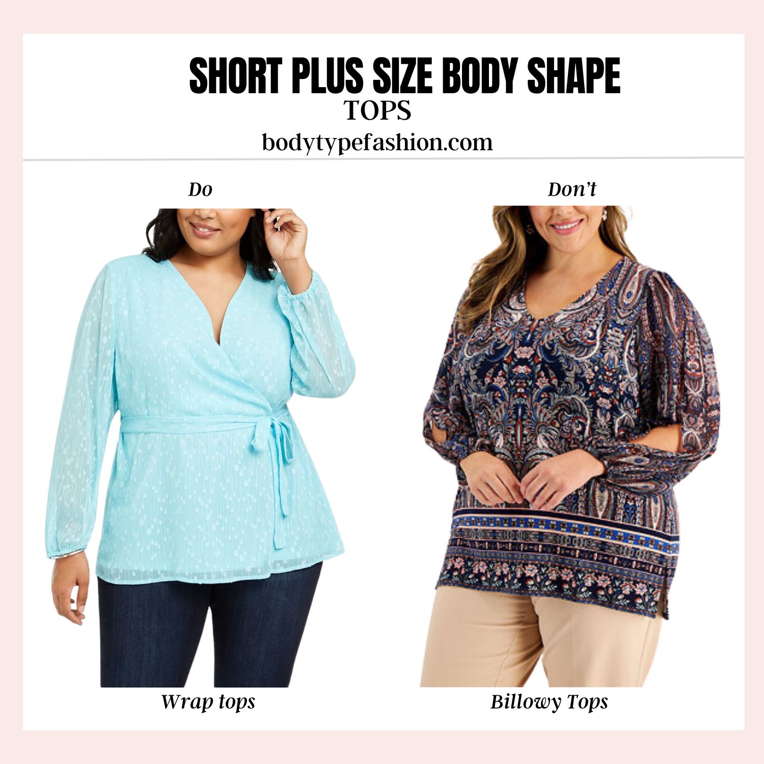 What to Avoid for the Short Plus Size Body Shape - Fashion for Your ...