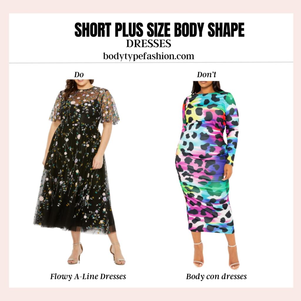 Best Types of Dresses for Short Plus Size Body Shape