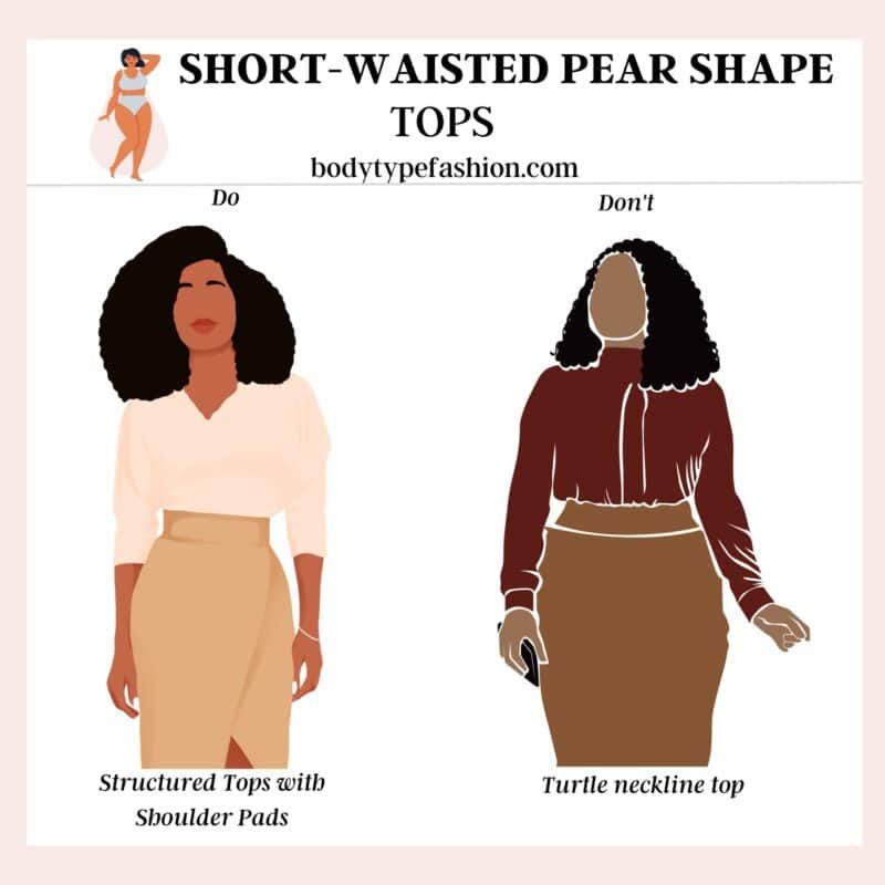 How to dress a short-waisted pear shape - Fashion for Your Body Type