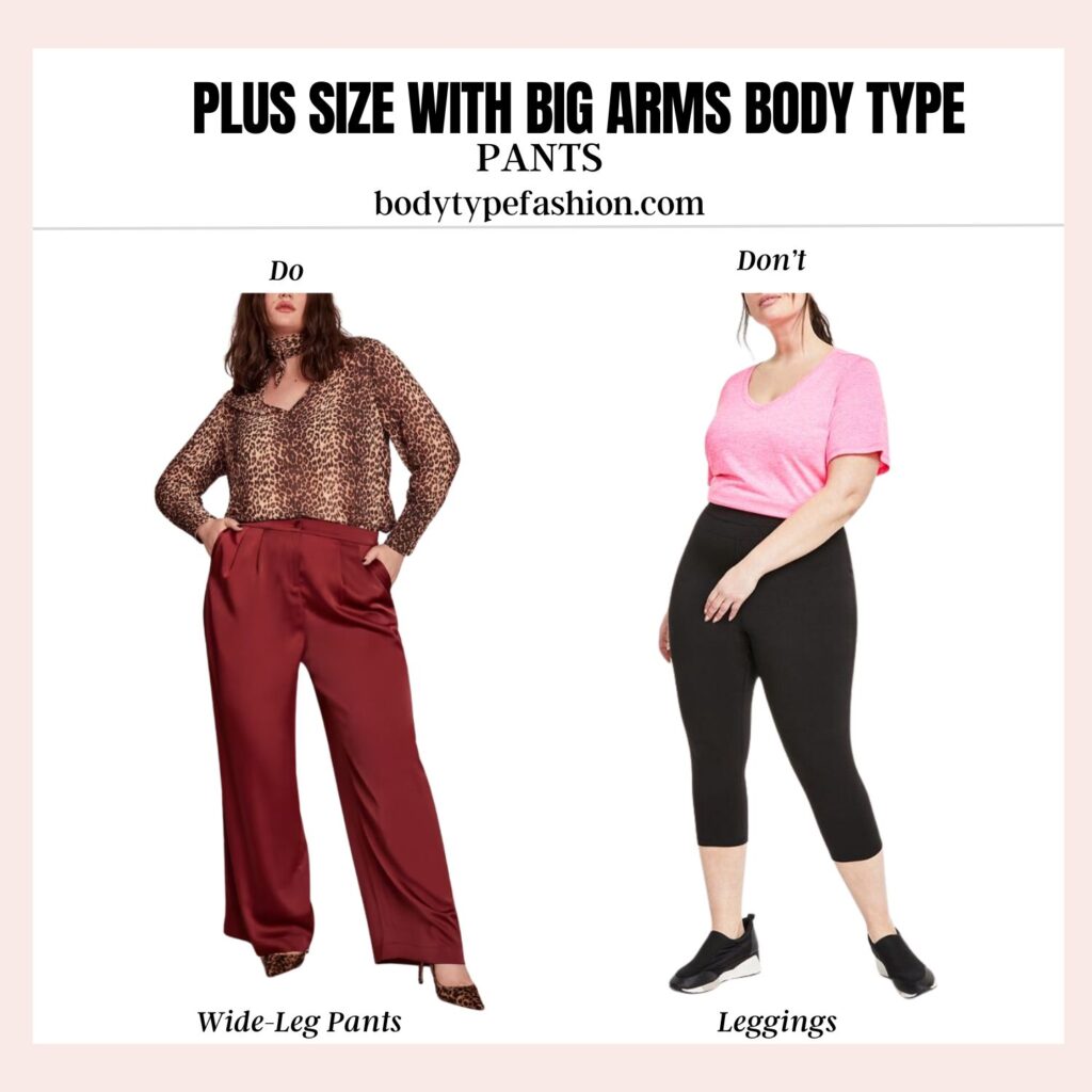 How to Dress Plus Size with Big Arms