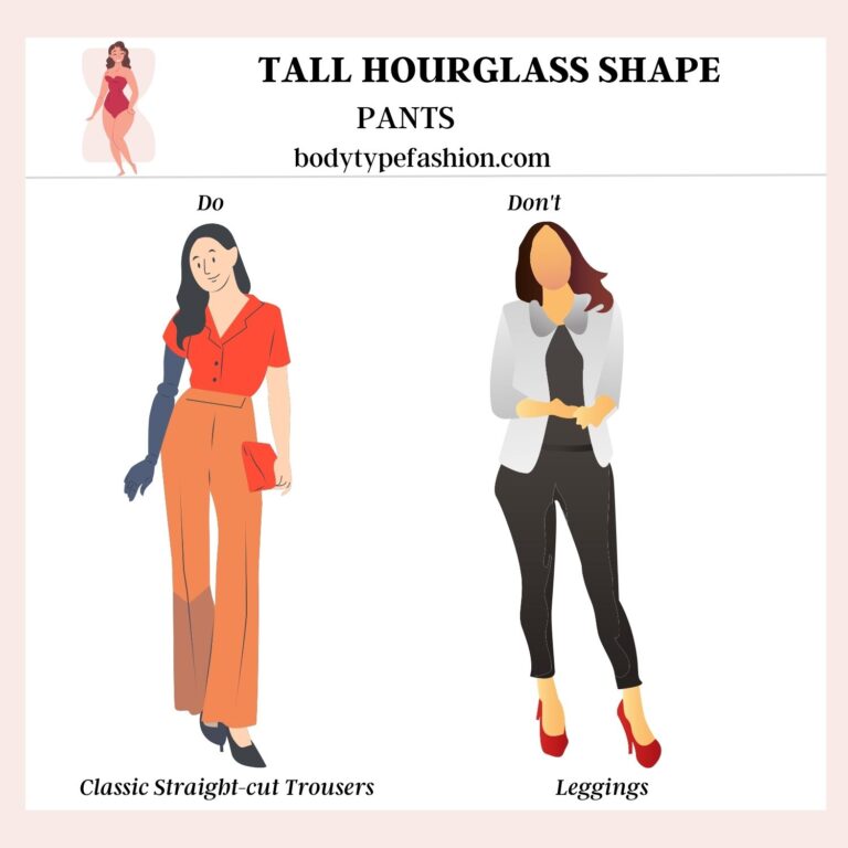 Hourglass Shape Trousers - Straight