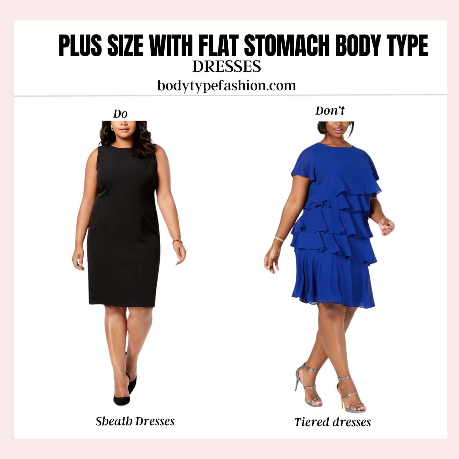 How to Dress Plus Size with a Flat Stomach Fashion for Your Body Type